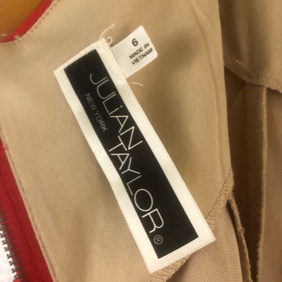 Julian starlit Lace Sleeveless red dress size 6. New with tags - Picture 7 of 7